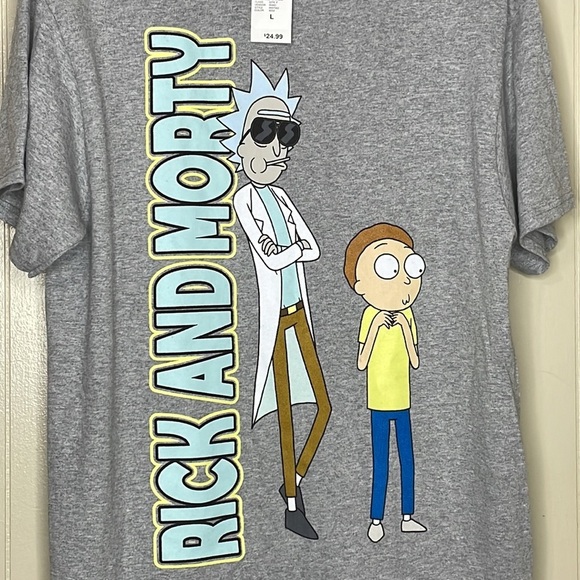🔥🔥 Adult Swim Rick & Morty TEE NWT Size: Large 🔥🔥 - Picture 2 of 10